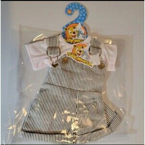 NEW Teddy Mountain Train Conductor Overalls & Cap Fits Most 14"-16" Build-A-Bear